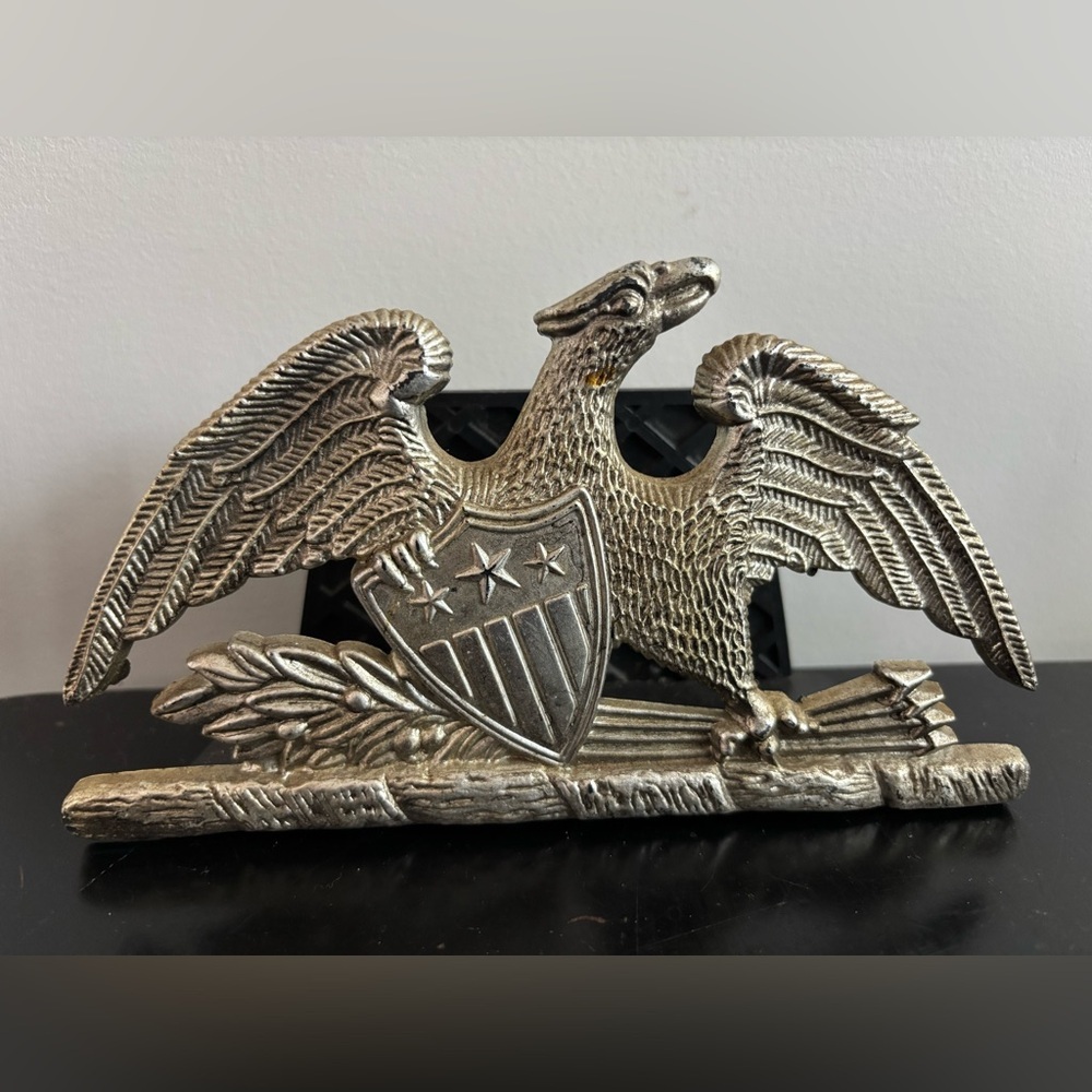 Silver Eagle Bookend